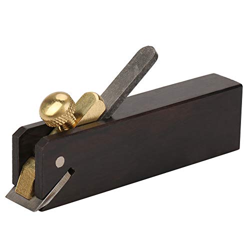 Mini Wood Planer, Ebony Woodworking Hand Plane, Mini DIY Cable Line Woodworking Plane Carpenter Wood Cutting Tool