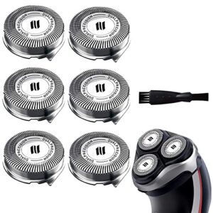 hq8 replacement heads compatible with philips electric shavers, hq8 replacement razor blades fit for norelco aquatec hq8 series shaving head, oem hq8 heads upgraded for pt730 at880 at811, 6-pack