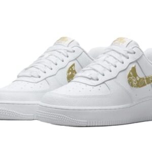 Nike Women's Air Force 1 Low '07, White/Barley-white, 5