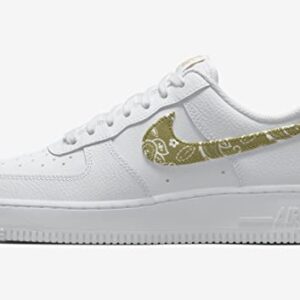 Nike Women's Air Force 1 Low '07, White/Barley-white, 5