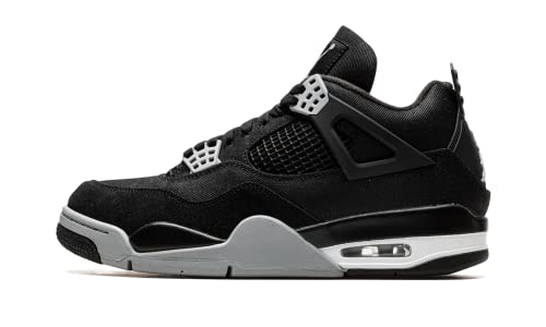 Jordan Mens Air 4 DH7138 006 Black Canvas - Size 10