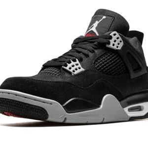 Jordan Mens Air 4 DH7138 006 Black Canvas - Size 10