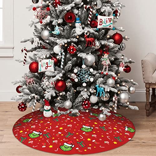 Christmas Tree Skirt ,Christmas Tree Decorations ,Christmas Ornament for Home Decor for Xmas Party Supplies Gift 30"