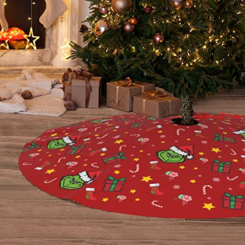 Christmas Tree Skirt ,Christmas Tree Decorations ,Christmas Ornament for Home Decor for Xmas Party Supplies Gift 30"