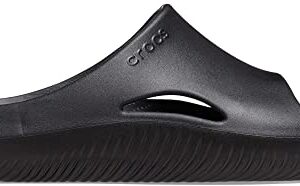 Crocs Unisex Mellow Slides Sandal, Black, 6 US Men