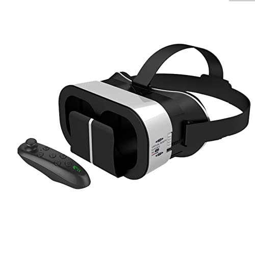 Vr 3D Virtual Reality Glasses, FOV 110° Wide Viewing Angle, Eye-Protecting, for Mobile Phones with Goggles Suitable, Movies with Remote Control
