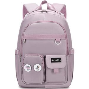 makukke school backpack for women, laptop backpack 15.6 inch college school bag anti theft travel daypack bookbag for girls