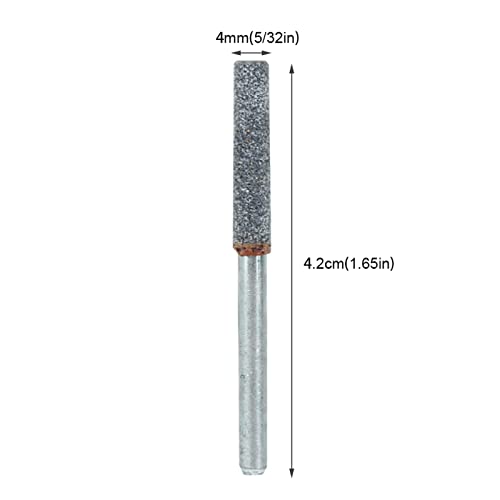 NIKOU 3Pcs Diamond Chainsaw Sharpener, Dia 5/32in Burr Stone File Rotating Sharpening Tool