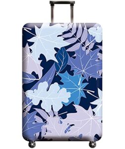 travel luggage cover, suitcase protector bag fits 26-28 inch luggage bluemaple