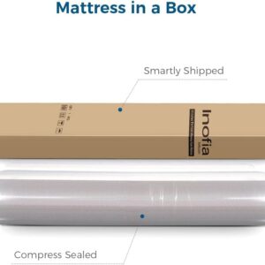 Inofia Folding Mattress, 6 Inch Trifold Memory Foam Mattress with Ultra Soft Bamboo Cover, Non-Slip Bottom & Breathable Mesh Sides, Foldable & Portable - Single Size (75" x 25" x 6")