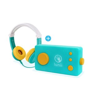 lunii experience pack english: my fabulous storyteller and octave headphones – interactive storyteller with headphones for children 3 to 8 years of age