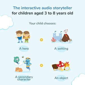 lunii Experience Pack English: My Fabulous Storyteller and Octave Headphones – Interactive Storyteller with Headphones for Children 3 to 8 Years of Age