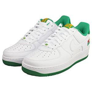 Nike Men's Air Force 1 DX1156 100 West Indies, White/White-classic Green, 11.5