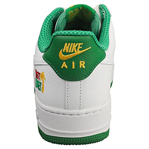 Nike Men's Air Force 1 DX1156 100 West Indies, White/White-classic Green, 11.5