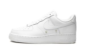 nike women's air force 1 low '07 se pearl casual dq0231 shoes, white/white-metallic silver-bl, 8.5