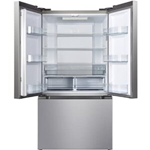 Hamilton Beach HBF2067 French Door Full Size Refrigerator with Freezer Drawer, 20.3 cu ft, Stainless Steel