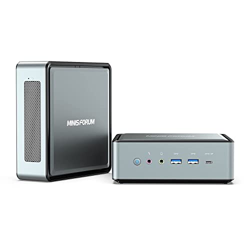 MINISFORUM Mini PC AMD Ryzen 7 3750H UM700 | 16 GB RAM 512 GB PCIe SSD Mini Desktop Computer | Radeon RX Vega 10 Graphics | Dual WiFi BT 5.1 | HDMI/Display/USB-C | 1 X RJ45 | 5X USB Ports