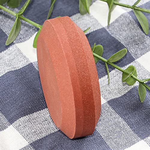 Axe Sharpening Stone Whetstone Tool Sharpener Puck Blade Hatchet Sharpening Stones Dual Side Grit Waterstone Axe Sharper Disk for Garden Tools