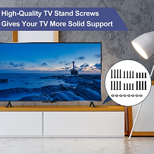 TV Mount Screws for Vizio TV Legs Screws, TV Stand Screws for Vizio 32" 40" 43" 50" 55" 58" 60" 65" TV Legs, for Vizio V-Series D-Series TV Stand legs Screw, for Vizio HD LED HDR Smart TV Stand Screws