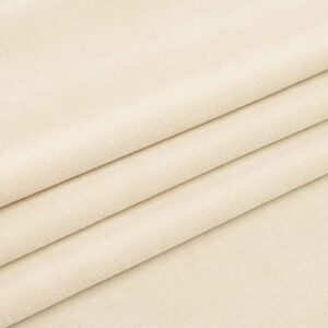 AMPHIWELL Ivory Velvet Curtains 102 Inches Long Room Darkening Curtains for Living Room Thermal Insulated Curtains Grommet Window Curtains for Bedroom Curtains 2 Panel Sets 52" W x 102" L