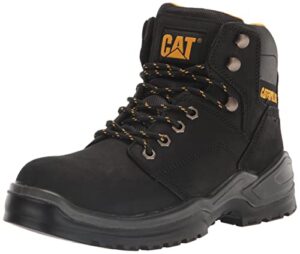 cat footwear men's striver steel toe industrial boot, black, 9.5