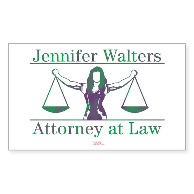 CafePress She Hulk Attorney at Law Rectangle Bumper Sticker Car Decal