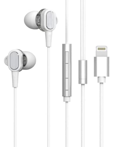 SonicPower No-Tangle Wired Earbuds (White)