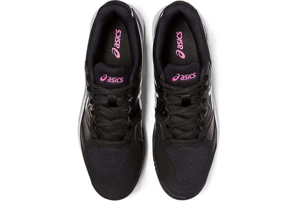 ASICS Men's Gel-Challenger 13 Tennis Shoes, 10, Black/HOT Pink
