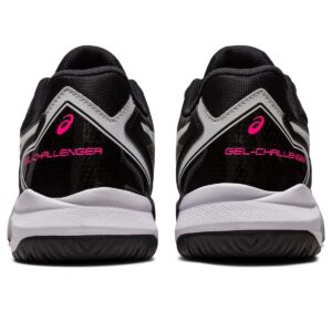 ASICS Men's Gel-Challenger 13 Tennis Shoes, 10, Black/HOT Pink