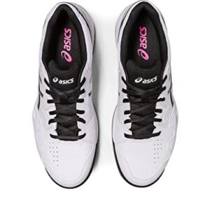 ASICS Men's Gel-Dedicate 7 Tennis Shoes, 12, White/HOT Pink