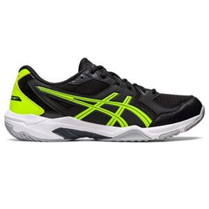 ASICS Men's Gel-Rocket 10 Court Shoes, 10.5, Black/Carrier Grey