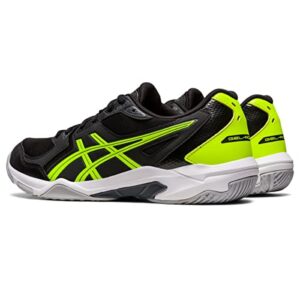 ASICS Men's Gel-Rocket 10 Court Shoes, 10.5, Black/Carrier Grey