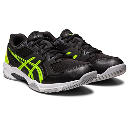 ASICS Men's Gel-Rocket 10 Court Shoes, 10.5, Black/Carrier Grey