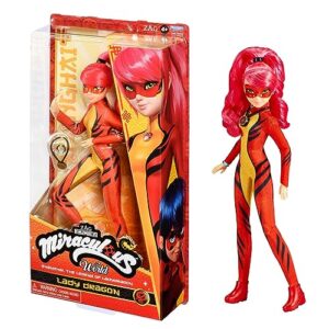 miraculous lady dragon “miraculous: shanghai movie” 10.5" fashion doll with accessories by playmates toys