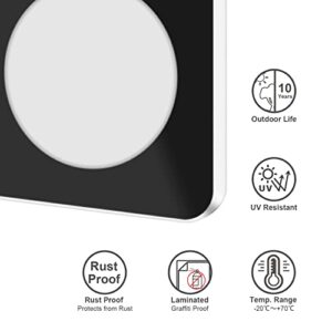 BBMI Remote Control Traffic Light, Red Green LED Wall Lamp, DC9-12V Traffic Lamp, (with Plug).