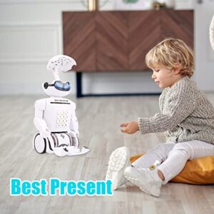 ZSEM Smart Robot for Kids RC Robot Desk Lamp Dancing Walking Singing Reable Toys ATM Saving Box with Passwo for Boys Girls Christmas Educational Gift