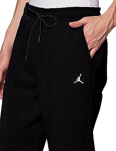Nike Air Jordan Brooklyn Fleece Men's Pants (as1, Alpha, xx_l, Regular, Regular, Black/Black/White)