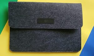 felt laptop/tablet sleeve case - charcoal 13"
