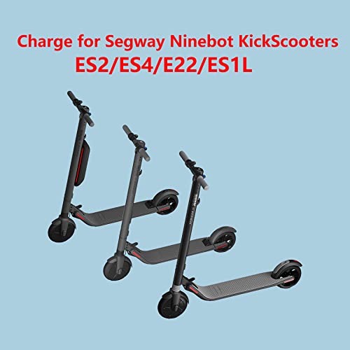 2Amp Lime Scooter Chargers Replacement for Ninebot G30LP ES2 ES4 ES1L F20 F30 F40 E22 E25 M365 Pro/Pro2 Lime-S Electric Scooter with 36V Battery,42V 1.7A Compatible with Segway Ninebot Charger