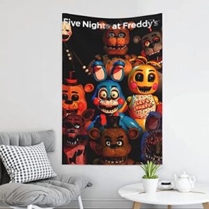 gimcjok five horror nights video at game freddy's tapestry for dorm room,nature tapestries wall hanging wall art blanket profession hanging blanket wearable blanket- halloween tapestry 60x40in