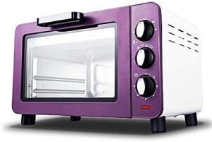 mini oven,convection countertop toaster oven small electric oven household baking small oven 15 liter electric oven three-layer card design purple useful (purple)