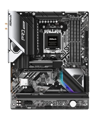 ASRock X670E PRO RS Support AMD AM5 RYZEN 7000 Series Processors Motherboard