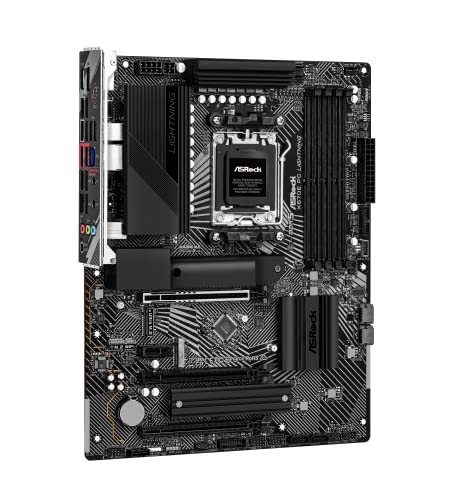 ASRock X670E PG Lightning Support AMD AM5 RYZEN 7000 Series Processors Motherboard