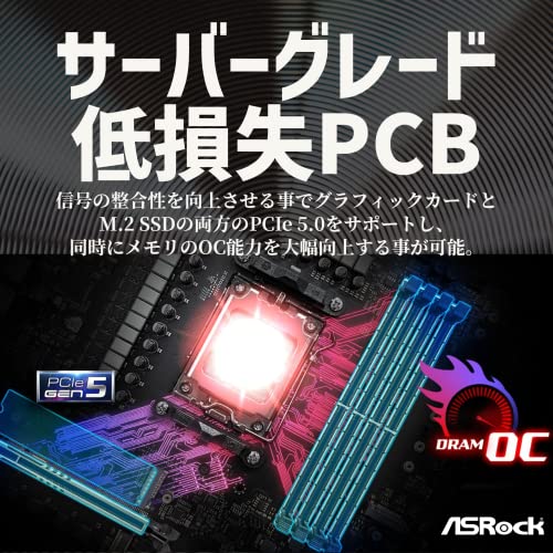 ASRock X670E PG Lightning Support AMD AM5 RYZEN 7000 Series Processors Motherboard