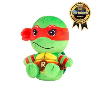 Club Mocchi-Mocchi- Teenage Mutant Ninja Turtles Plush — TMNT Raphael Plushie — Officially Licensed Collectible Squishy Turtle Plushies — 6 Inch