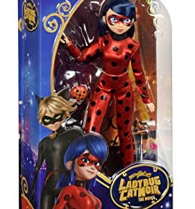 Miraculous Bandai Ladybug & Cat Noir The Movie Ladybug Fashion Doll | 26cm Marinette Ladybug Doll with Yoyo Accessory Dolls from The Movie Make Great Toys for Girls and Boys