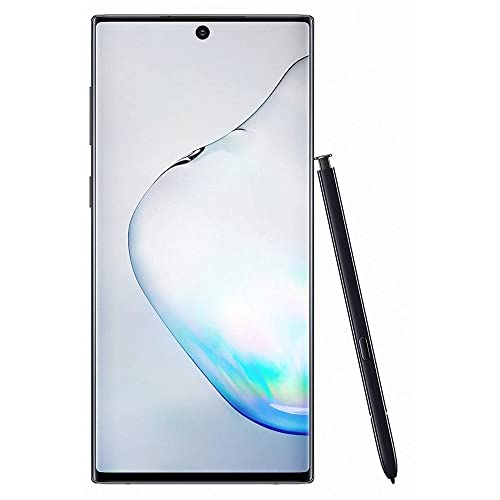 SAMSUNG Galaxy Note 10 (256GB, 8GB) 6.3" AMOLED, IP68 Water Resistant, Snapdragon 855, 4G LTE Fully Unlocked (T-Mobile, Verizon, Global) N970U (US Model w/ 256GB SD, Aura Black)