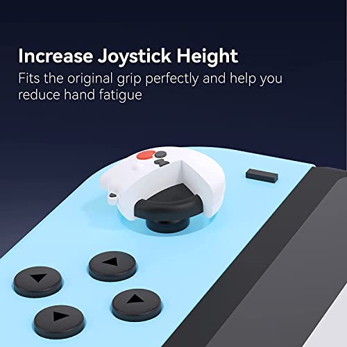 GeekShare Cute Silicone Halloween Joycon Thumb Grip Caps, Joystick Cover Compatible with Nintendo Switch/OLED/Switch Lite,4PCS - Pumpkin Ghost