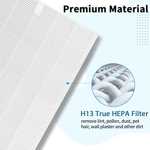 Improvedhand C535 Filter Replacement 115115 Filter A Fit for Win-ix Plasma-wave Air Purifier Models 5000 5000b 5300 5300-2 6300 6300-2 9000 Wac5300 Wac5500 Wac6300 Am90, 3 Pack True Hepa Filters