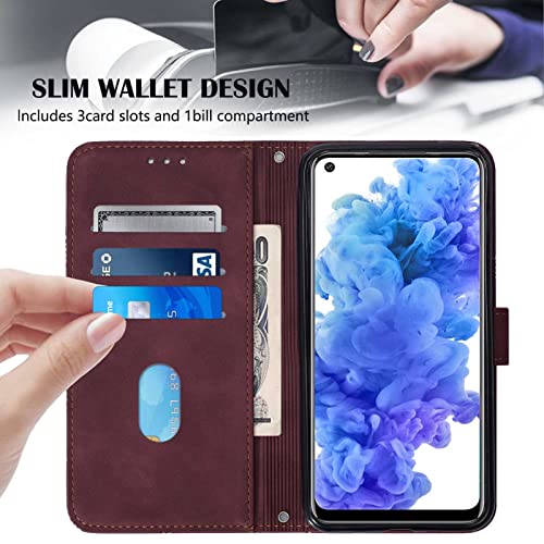 Flip Case Cover Wallet Case Compatible with Infinix Hot 10 Lite-Smart 5-X657,Premium PU Leather Adjustable Cross-Body Strap with Card Holder Flip Protective Cover [Kickstand Feature] [Wrist Strap] Pho